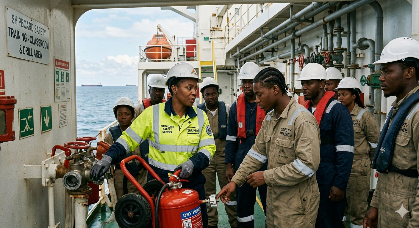 Shipboard safety officer training